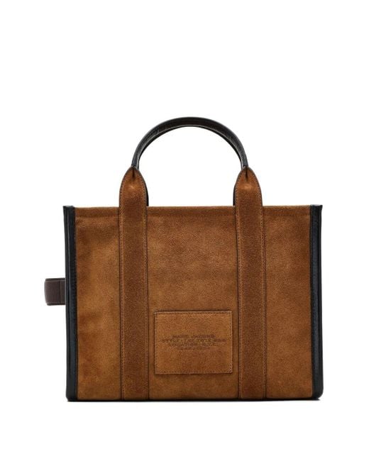 Marc Jacobs Brown The Suede Medium Tote Bag