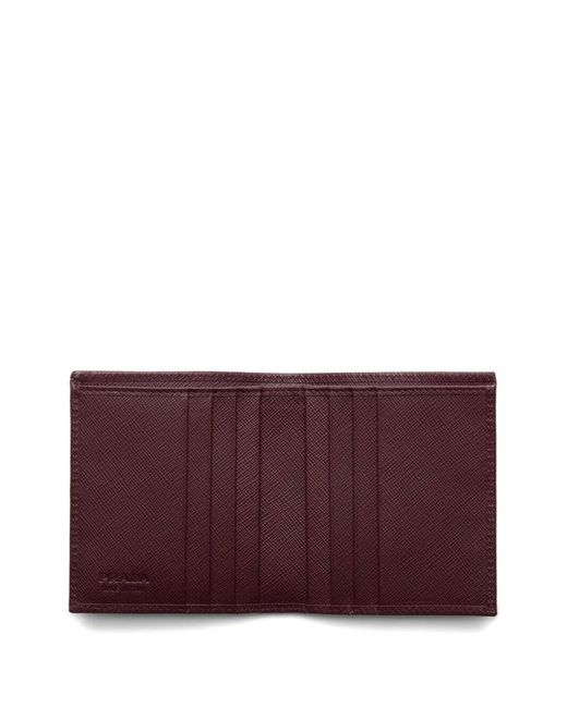 Prada Purple Saffiano Leather Wallet Accessories for men