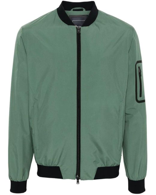 Herno Green Zip Jacket Clothing for men