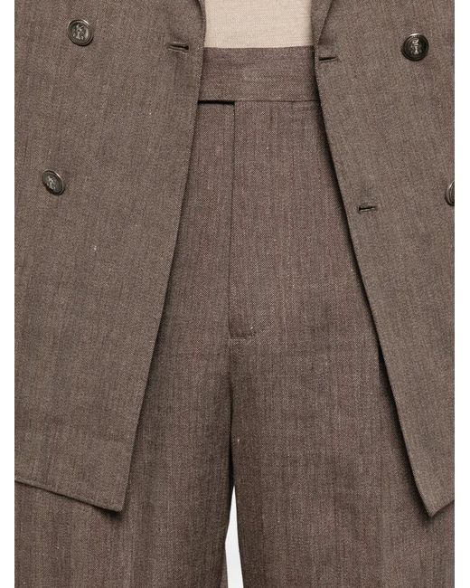 Brunello Cucinelli Brown Leisure Suit for men