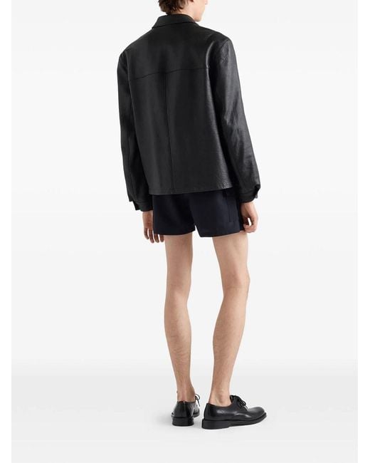 Prada Black Sheepskin Jacket for men