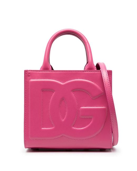 Dolce & Gabbana Pink Mini Dg Daily Tote Bag