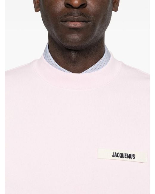 Jacquemus Pink Le Sweatshirt Gros Grain for men