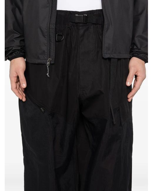 Y-3 White Zip-Up Trousers for men