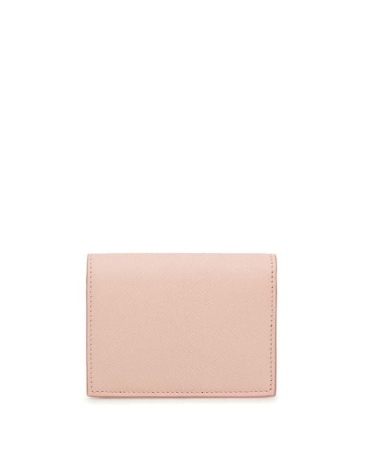 Ferragamo Pink Vara Bow Leather Wallet