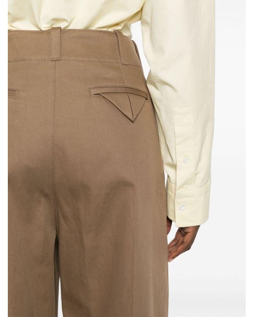 Bottega Veneta Brown Culotte Pants Clothing
