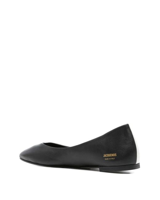Jacquemus White Les Ballerines Ovalo
