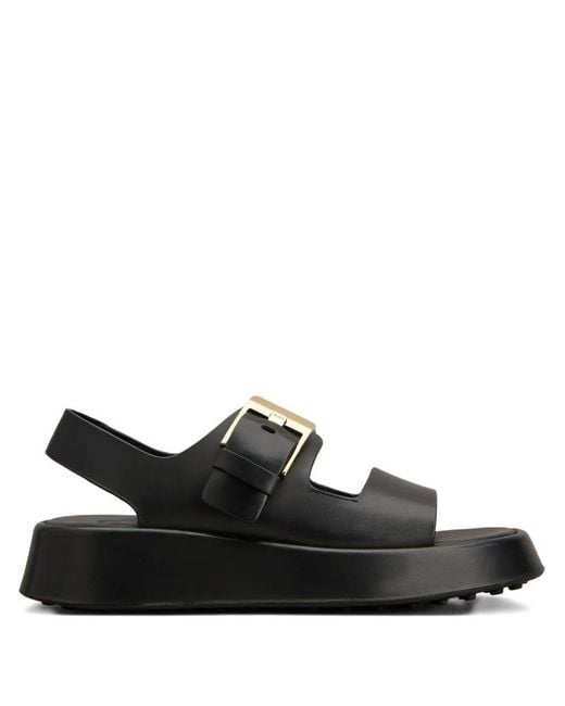 Tod's Black Sandals