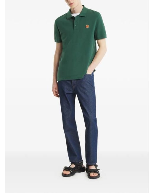 Maison Kitsuné Green Mini Graphic Tee For for men