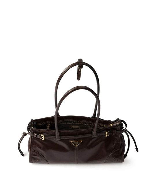 Prada Black Bonnie Medium Leather Hand Bag
