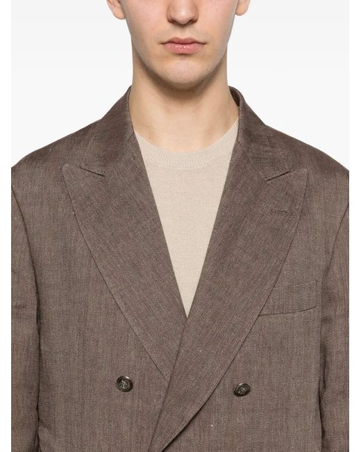 Brunello Cucinelli Brown Leisure Suit for men