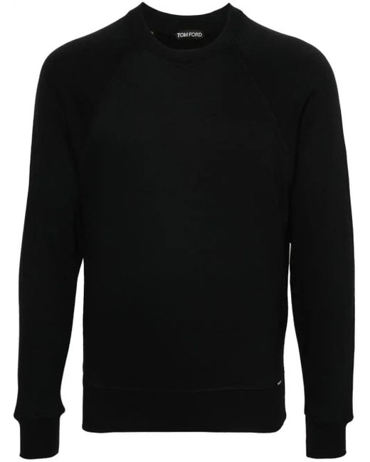 Tom Ford Black Crewneck Sweatshirt Clothing for men
