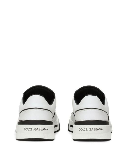 Nuove sneakers roma con dettagli a contrasto di Dolce & Gabbana in White da Uomo