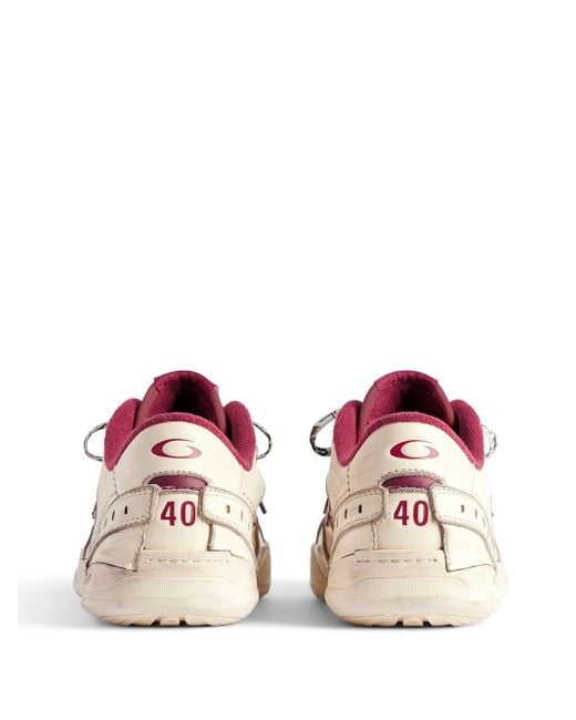 Balenciaga White Hamptons Medium Worn-Out Sneaker