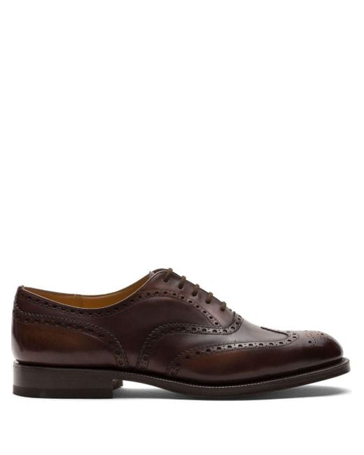 Church's Brown Bleached Calfskin Oxford Shoes for men