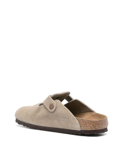 Birkenstock White Boston Taupe for men