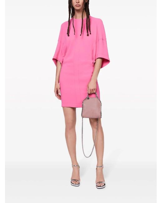 Stella McCartney Pink Bell-sleeve T-shirt Dress