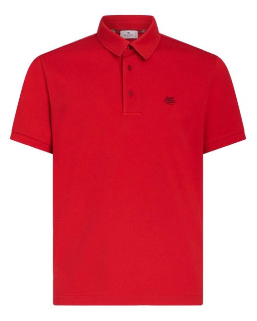 Etro Red T-shirts And Polos for men