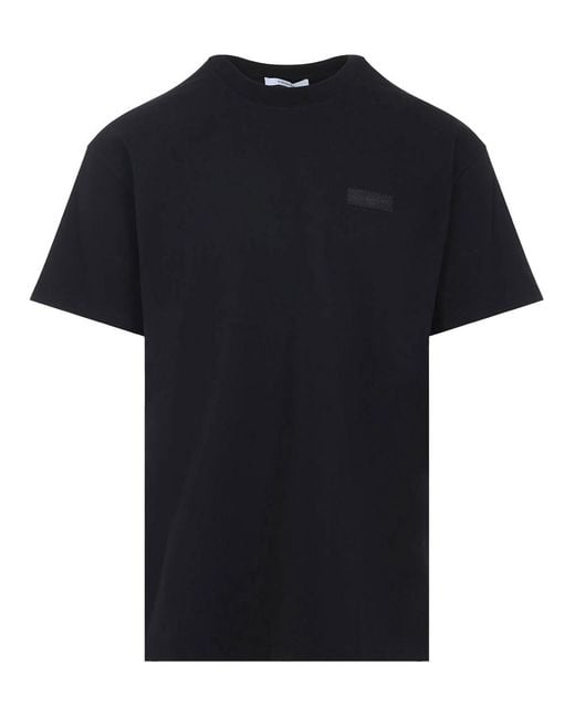 Givenchy Black Paris Gros Grain Cotton T-Shirt for men