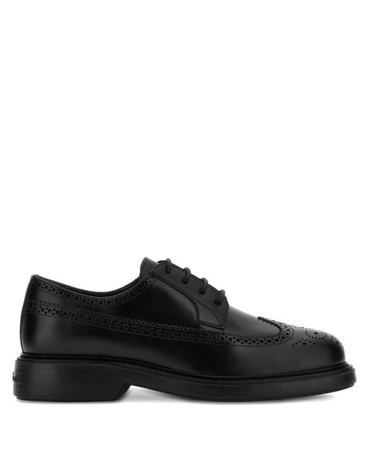 Hogan Black Derby H704 for men