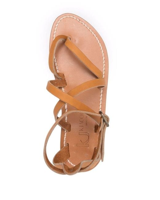 K. Jacques Multicolor Epicure Flat Sandals