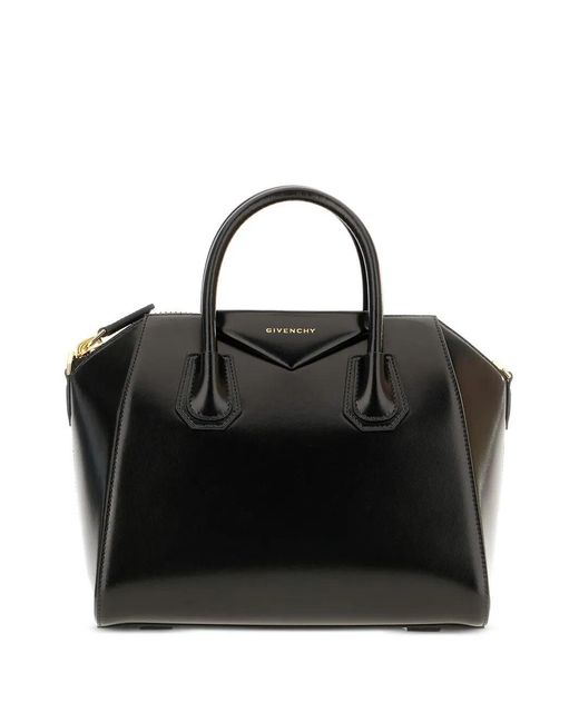 Givenchy Black Antigona Calfskin Tote Bag With Handle