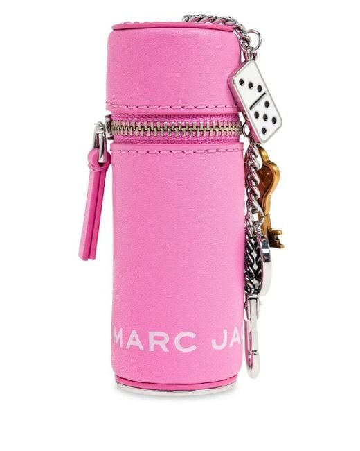 Marc Jacobs Pink The Lipstick Case Charm Keychain