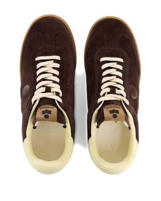 Isabel Marant Brown Bryce Low-top Suede Sneakers