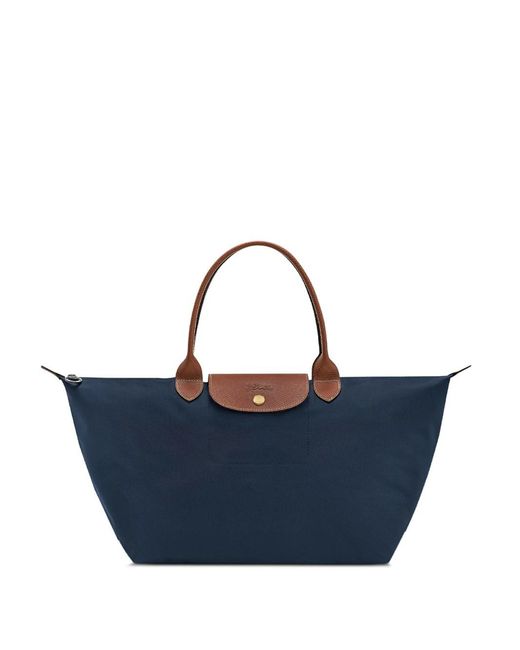 Longchamp Blue L Le Pliage Original Handbag