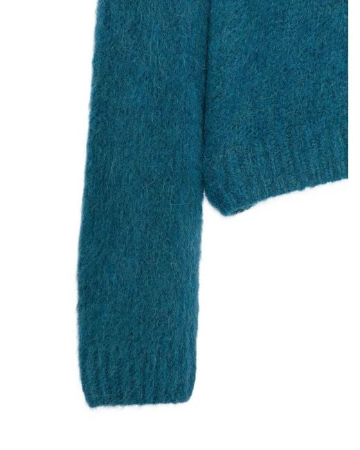 Dries Van Noten Blue Cardigan Mora for men