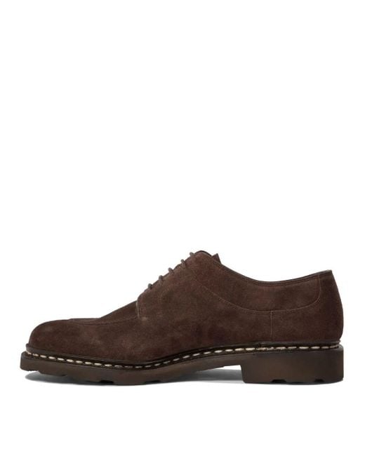 Paraboot Brown Avignon Derby Shoes for men
