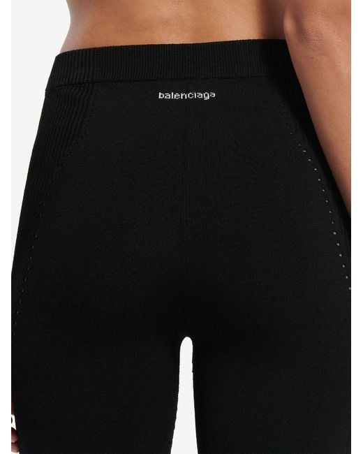 Balenciaga Black Techwear Leggings