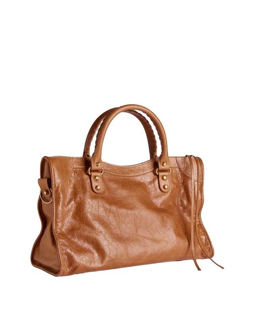 Balenciaga Brown Le City Medium Bag
