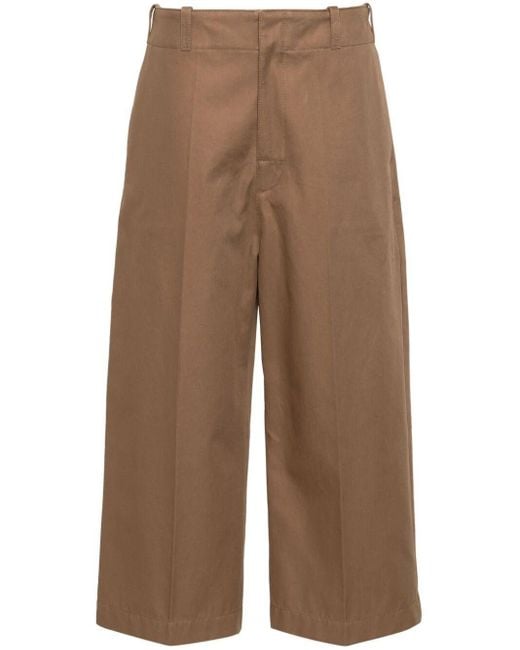 Bottega Veneta Brown Culotte Pants Clothing