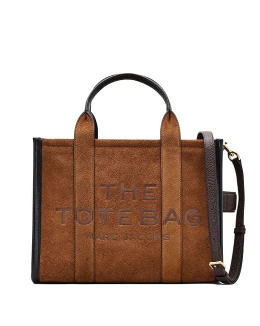 Marc Jacobs Brown The Suede Medium Tote Bag