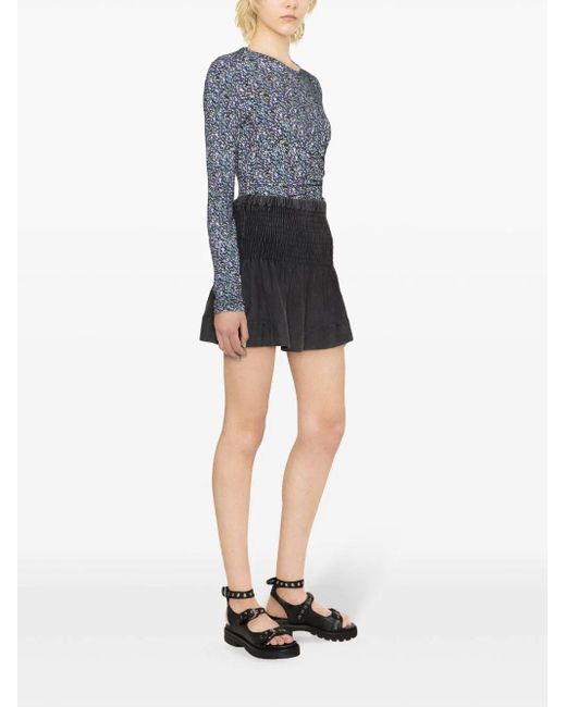 Isabel Marant Black Pacifica Miniskirt Clothing
