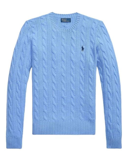 Polo Ralph Lauren Blue Crew Neck Pullover
