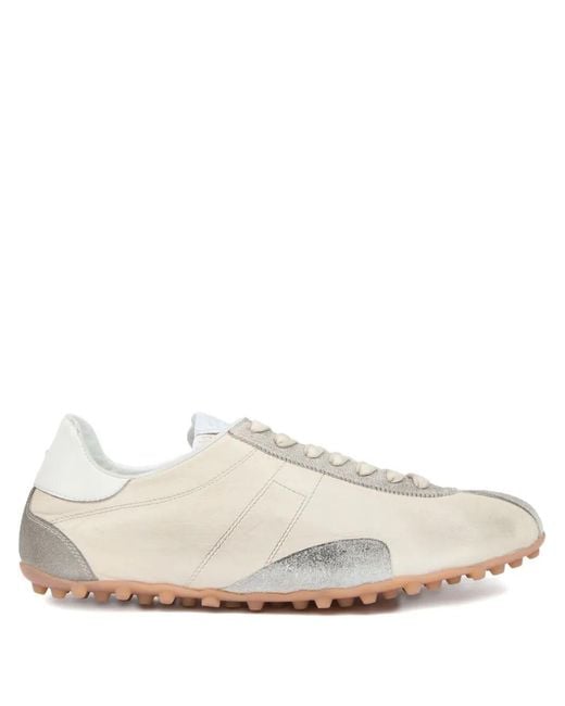 Maison Margiela White Sprinters Low Sneakers for men