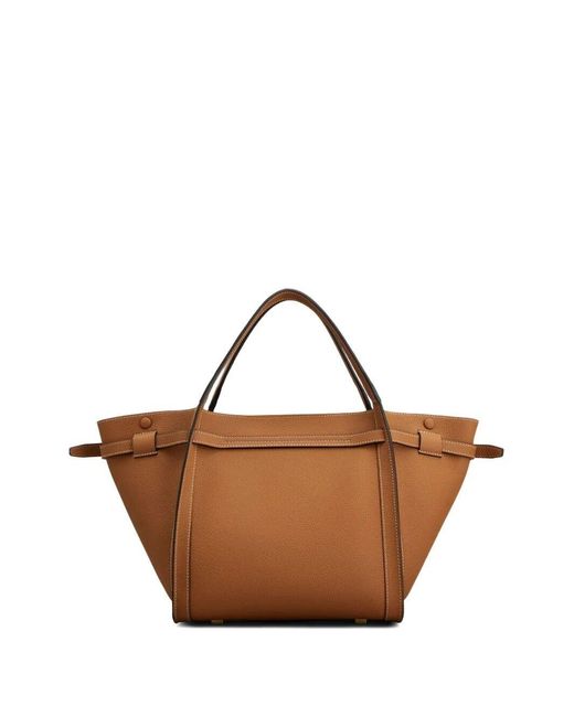 Tod's Brown Small Leather Tote Bag