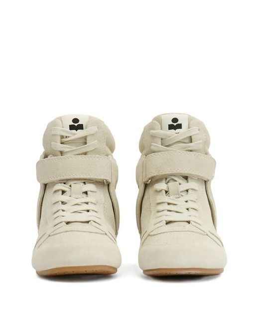 Isabel Marant White Senny High Sneakers
