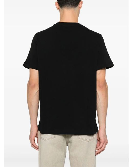 A.P.C. Black T-Shirts And Polos
