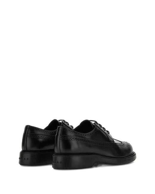 Hogan Black Derby H704 for men
