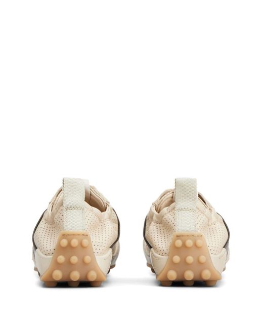 Tod's White Perforated Sneakers Shoes