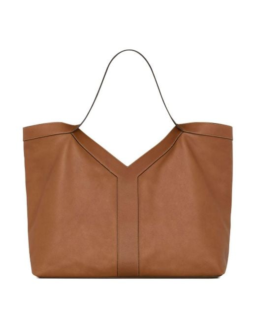 Saint Laurent Brown Y Large Tote for men