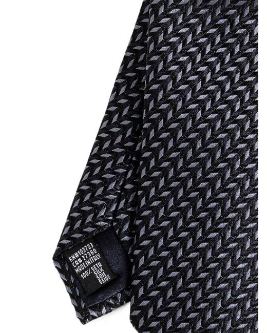 Giorgio Armani Blue Silk Tie for men