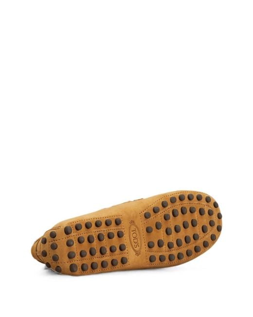 Tod's Brown Leather Loafers