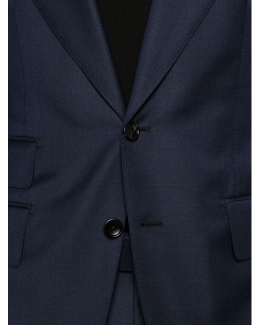 Tom Ford Blue Shelton Single-Breasted Wool Suit for men