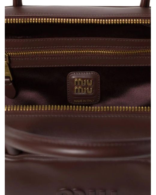 Miu Miu Brown Large Beau Bag