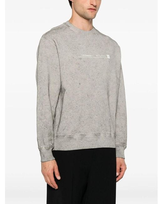 C P Company Gray Sweatshirts/Crew Neck for men