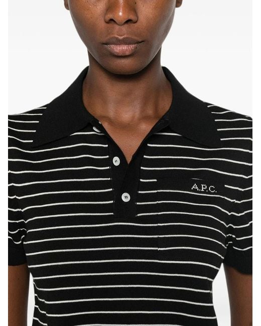A.P.C. Black Polo Aline